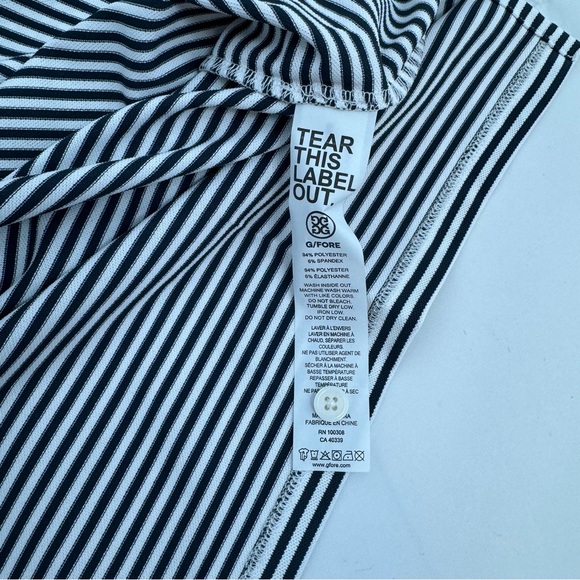 NWT G/FORE Men’s Polo Shirt Size S Short Sleeve Striped - Picture 7 of 10